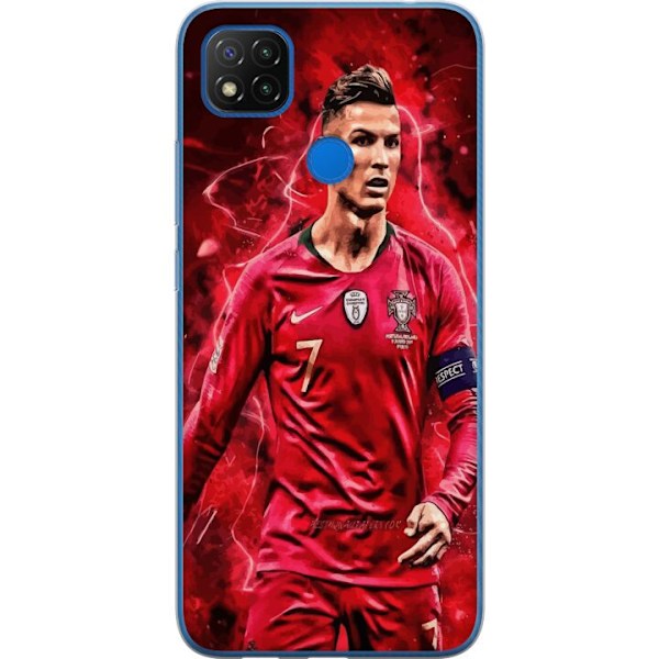 Xiaomi Redmi 9C NFC Genomskinligt Skal Ronaldo Skills – CR7 Design för Äkta Supporters