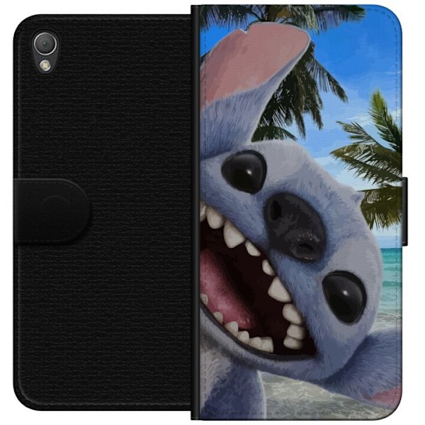 Sony Xperia Z3 Plånboksfodral Stitch mobilskal med Palmer i söt vänskapsdesign