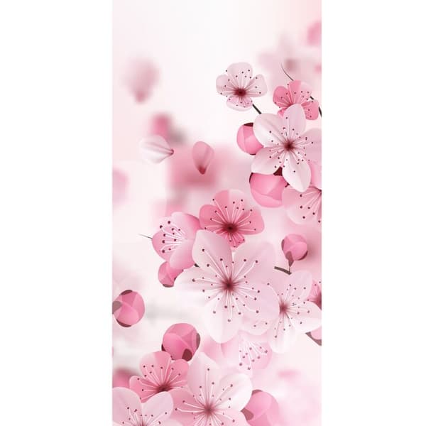 Kompatibelt Lommeboketui til Apple iPhone 13 Pro Kirsebærblomst