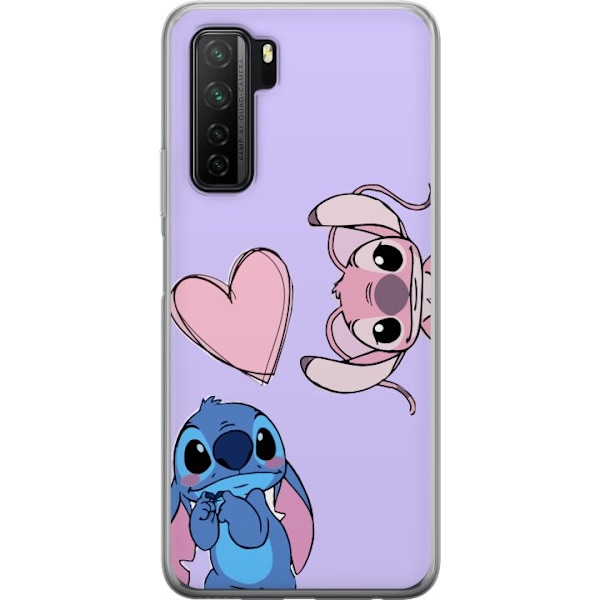 Huawei P40 lite 5G Läpinäkyvä kuori stich