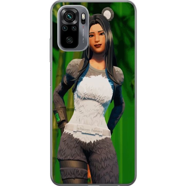 Xiaomi Redmi Note 10 Gennemsigtig cover Fortnite