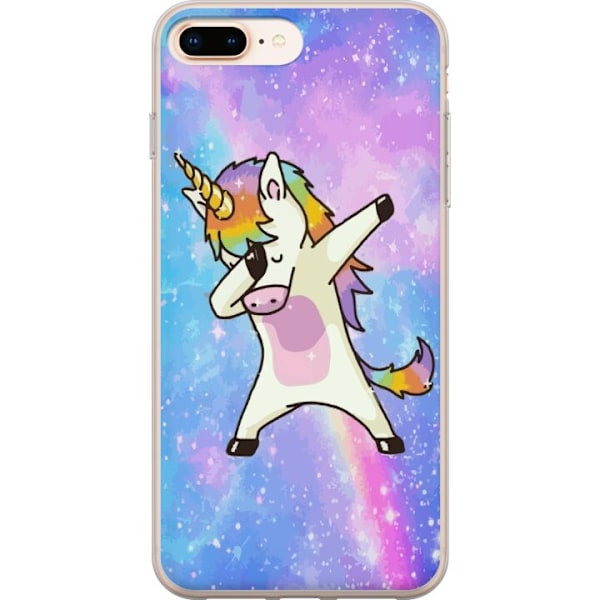 Apple iPhone 8 Plus Cover / Mobilcover - Enhjørning