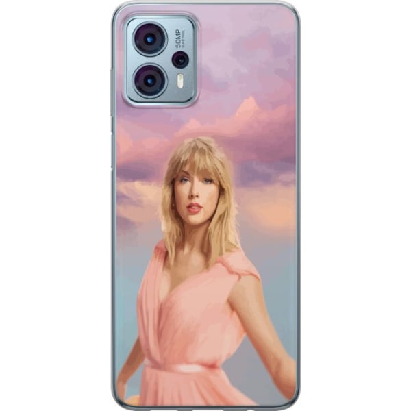 Motorola Moto G23 Gennemsigtig cover Taylor Swift