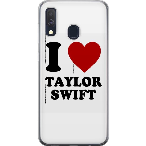 Samsung Galaxy A40 Gjennomsiktig deksel Taylor Swift