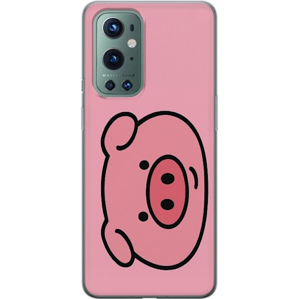 OnePlus 9 Pro Läpinäkyvä kuori Kawaii Piggy