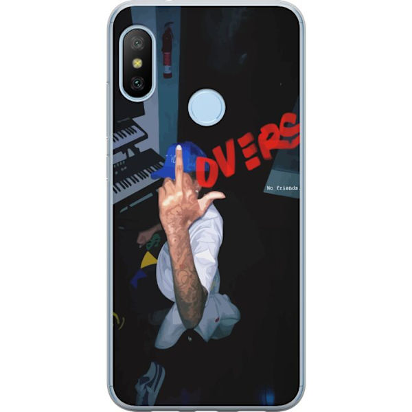 Xiaomi Mi A2 Lite Läpinäkyvä kuori Rakkaus Mystiikka Suunnittelu Romanttinen Motiivi Suosittu Graafinen Kuviointi Muoti Tyyli