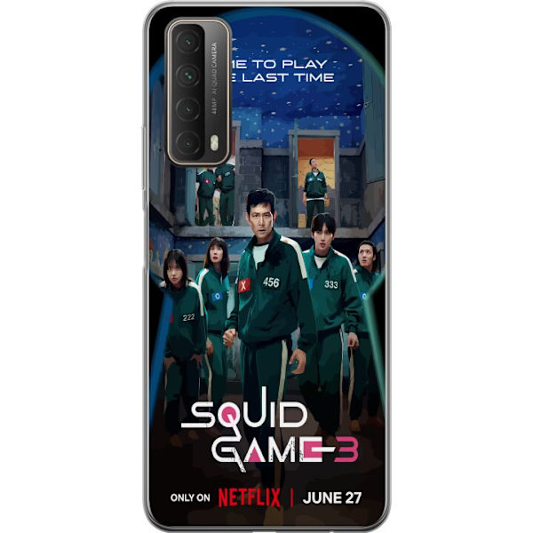 Huawei P smart 2021 Genomskinligt Skal Squid Game Säsong 3 Seriefigurer Populärt TV Serie Motiv Ikoner Spänning Drama Asiatisk Design Trend