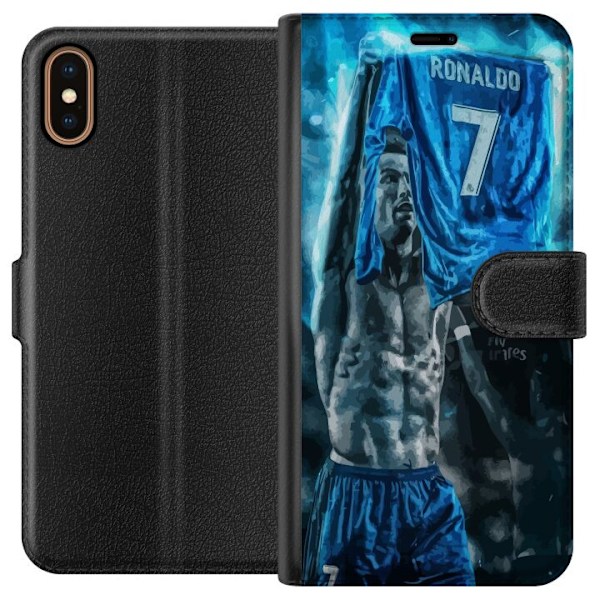 Apple iPhone XS Tegnebogsetui Ronaldo