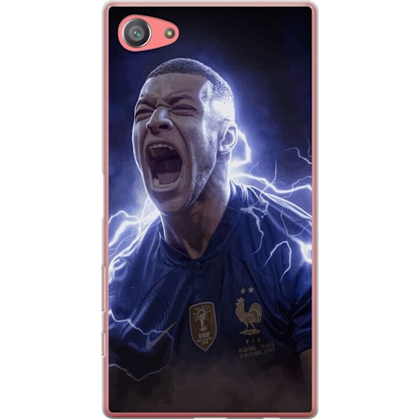 Sony Xperia Z5 Compact Gennemsigtig cover Kylian Mbappe