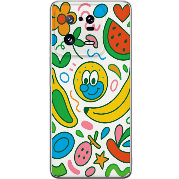 Xiaomi 13 Pro Genomskinligt Skal Butterfly Veil