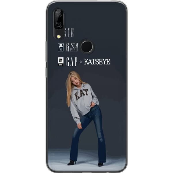 Kompatibelt Mobildeksel til Huawei P Smart Z KATSEYE blond modebild grå