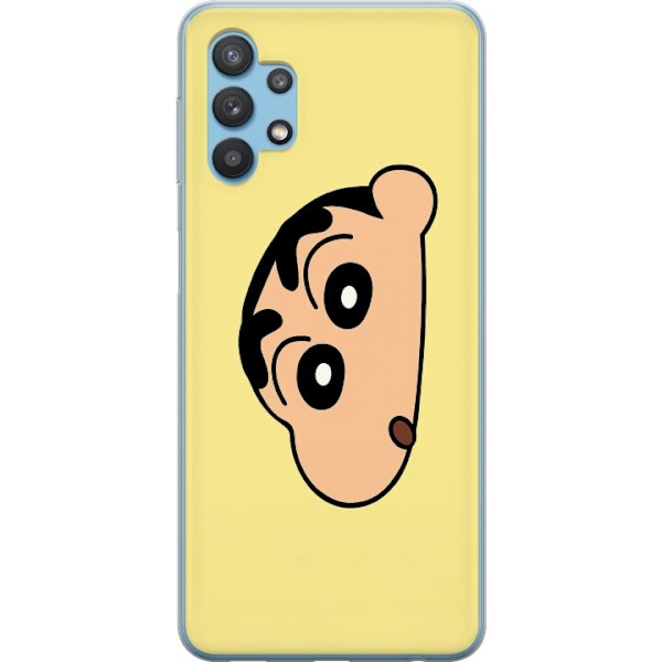 Samsung Galaxy A32 5G Läpinäkyvä kuori Peeking Shinchan