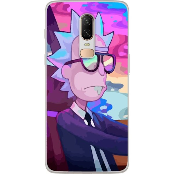 OnePlus 6 Gennemsigtig cover Rick & Morty