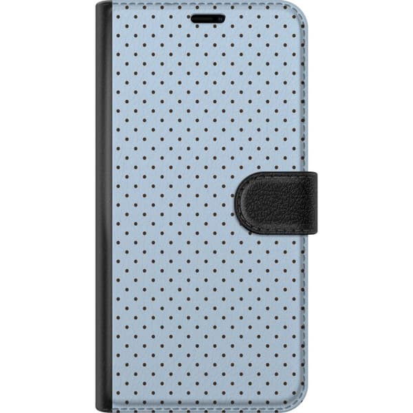 Kompatibelt Lommeboketui til OnePlus 6T Blå himmelprikker blå