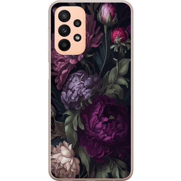 Kompatibelt Mobildeksel til Samsung Galaxy A23 Blomster