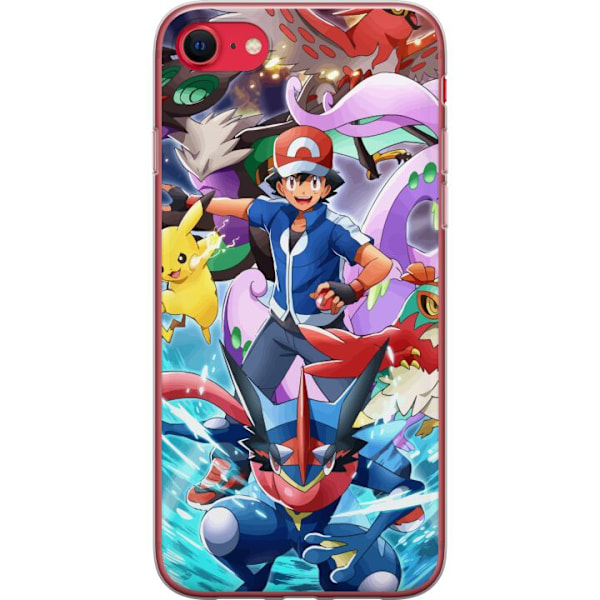 Apple iPhone SE (2022) Gennemsigtig cover Pokemon