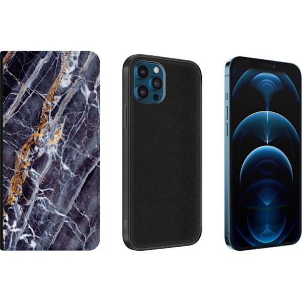 Apple iPhone 12 Pro Plånboksfodral Marmor