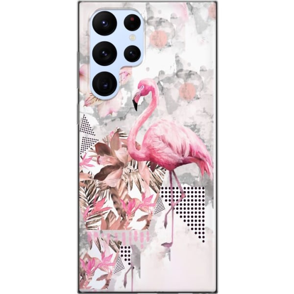 Samsung Galaxy S22 Ultra 5G Deksel / Mobildeksel - Flamingo