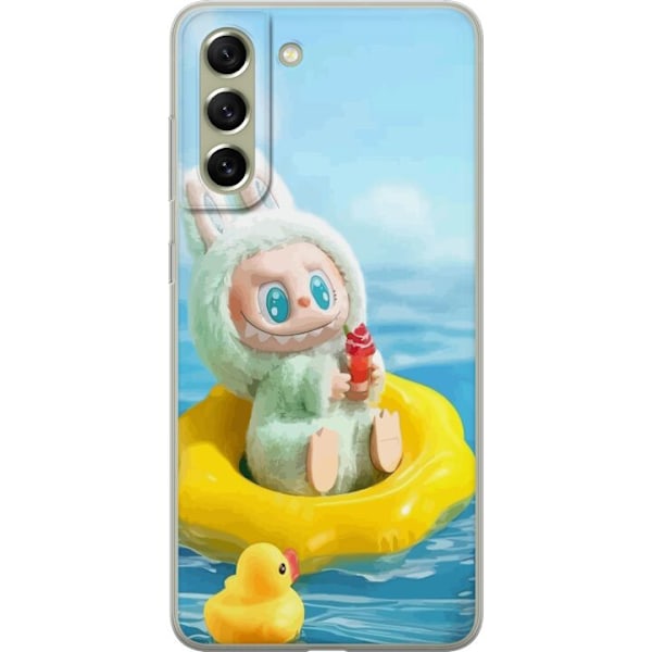 Samsung Galaxy S21 FE 5G Läpinäkyvä kuori Labubu Macaron-sarja