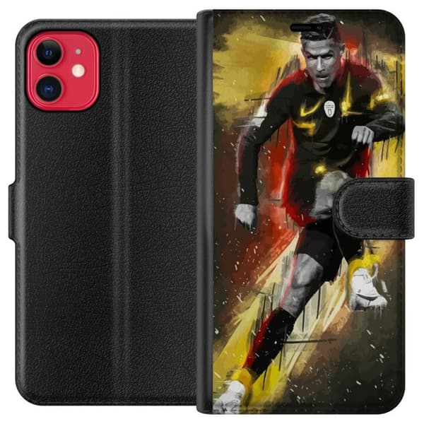 Kompatibel Tegnebogsetui til Apple iPhone 11 Cristiano Ronaldo