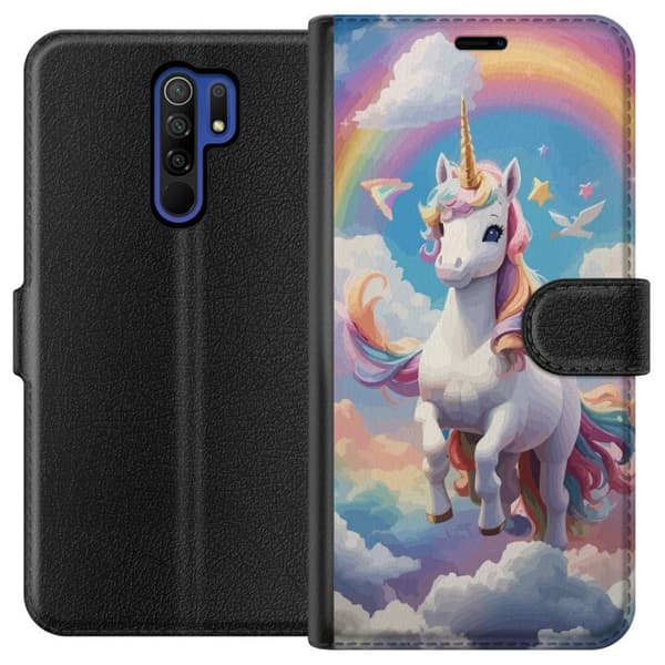 Kompatibelt Lommeboketui til Xiaomi Redmi 9 Einhjøring