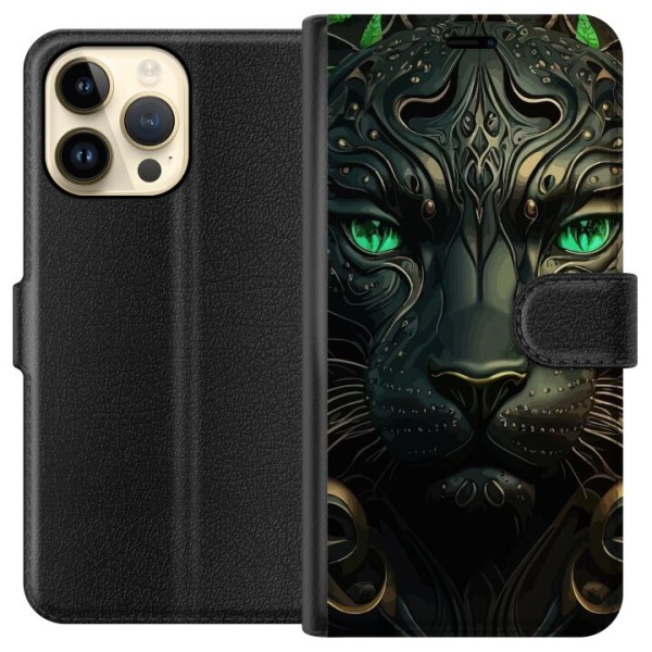 Apple iPhone 15 Pro Max Lompakkokotelo Panther