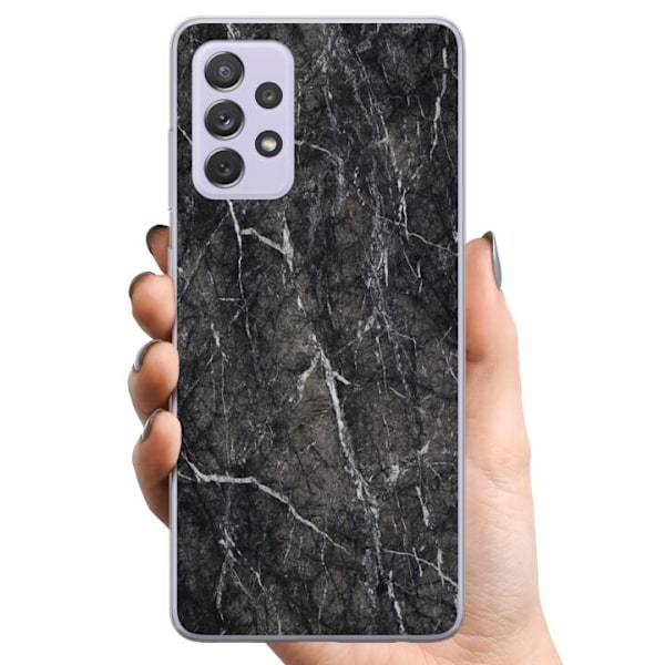 Samsung Galaxy A52s 5G TPU Mobilcover Sort Marmor