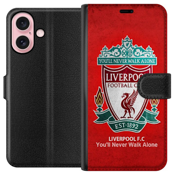 Apple iPhone 16 Lompakkokotelo Liverpool