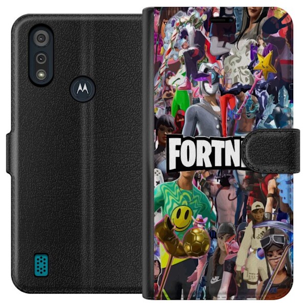 Motorola Moto E6i Tegnebogsetui Fortnite