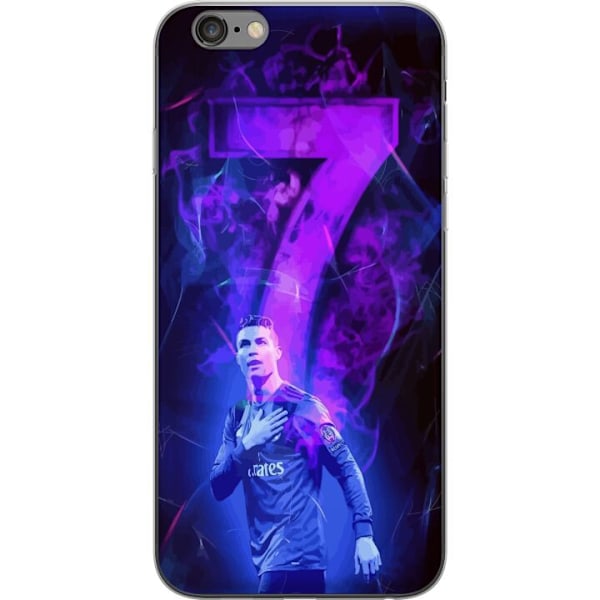 Apple iPhone 6 Plus Genomskinligt Skal Ronaldo 7 – Fotbollslegend i Action för Fans