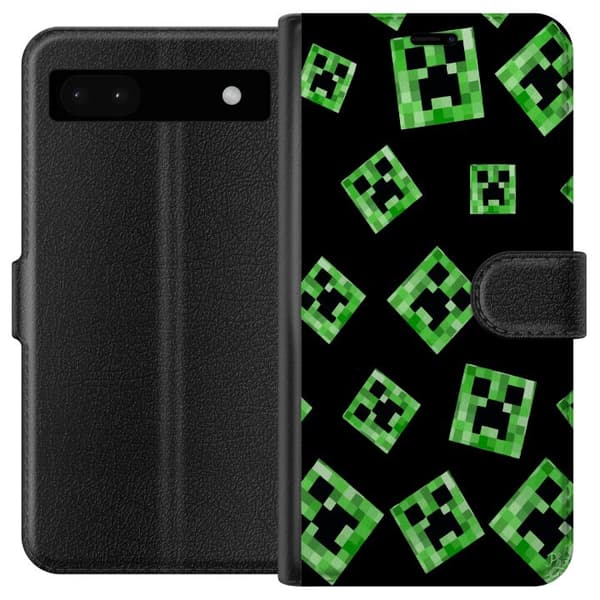 Kompatibelt Lommeboketui til Google Pixel 6a Minecraft