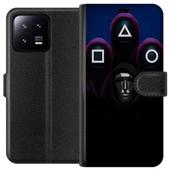 Xiaomi 13 Lompakkokotelo Squid Game Kausi 3 Uudet Ikoni Suosittu Sarja TV Motiivi Aasialainen Draama Trendikäs Graafinen Suunnittelu