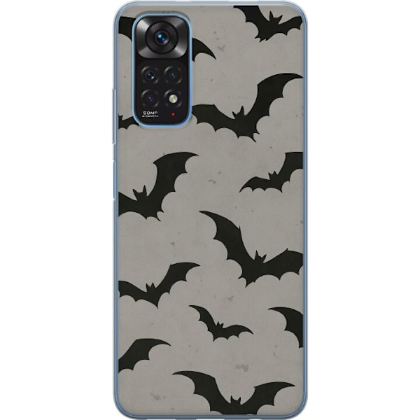 Xiaomi Redmi Note 11 Genomskinligt Skal Flutterprint
