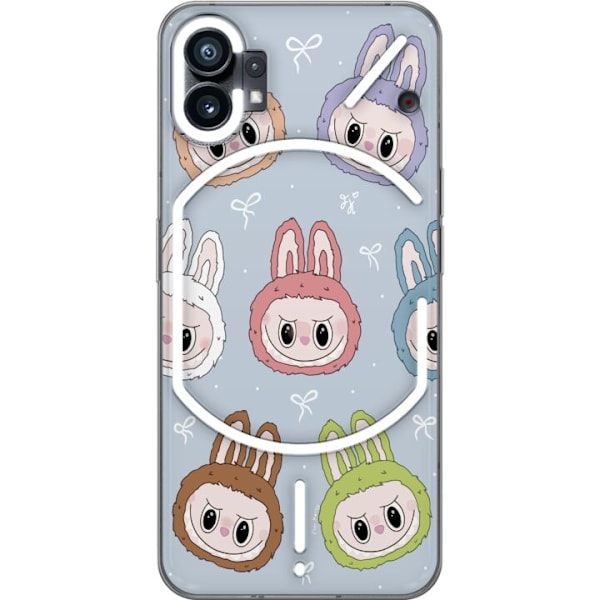 Nothing Phone (1) Genomskinligt Skal Labubu Star Pattern – S