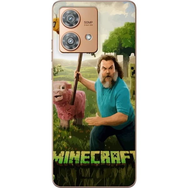 Motorola Edge 40 Neo Läpinäkyvä kuori A Minecraft Movie