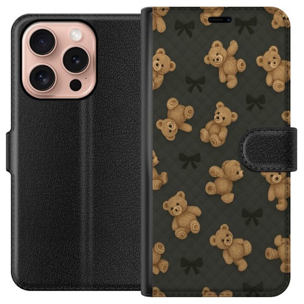 Apple iPhone 16 Pro Tegnebogsetui Teddy Knus