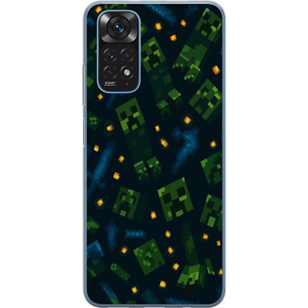 Xiaomi Redmi Note 11S Gjennomsiktig deksel Minecraft Dungeons