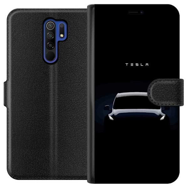 Xiaomi Redmi 9 Lommeboketui Tesla