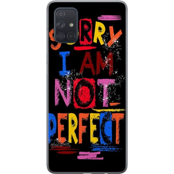 Samsung Galaxy A71 Gennemsigtig cover Sorry