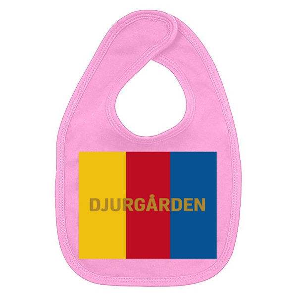 Vauvan Ruokalappu Djurgården - jalkapallo Tummanpunainen one size