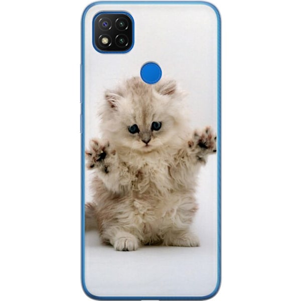 Xiaomi Redmi 9C Läpinäkyvä kuori Kissa