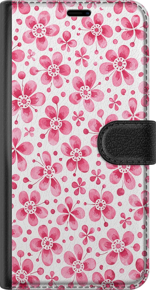 Kompatibelt Plånboksfodral till Samsung Galaxy A33 5G Azure Flora