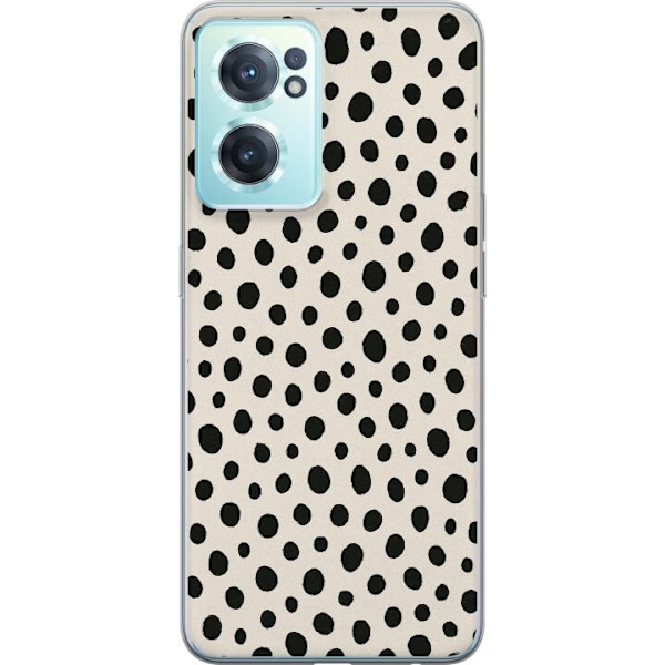 OnePlus Nord CE 2 5G Läpinäkyvä kuori Dot Dance