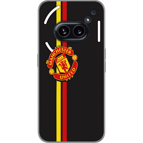 Nothing Phone (2a) Läpinäkyvä kuori Manchester United F.C.