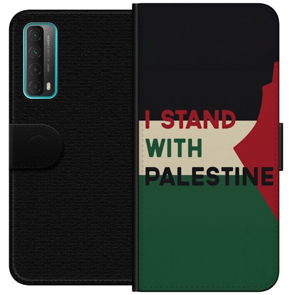 Huawei P smart 2021 Lommeboketui Stå opp for Palestina - soli