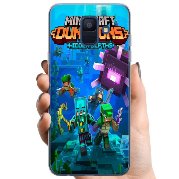 Samsung Galaxy A6 (2018) TPU Mobilcover Minecraft