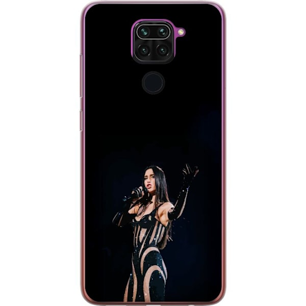 Xiaomi Redmi Note 9 Genomskinligt Skal Dua Lipa – Pop Star Aesthetic