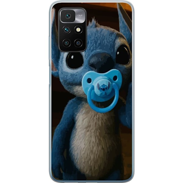 Xiaomi Redmi 10 Läpinäkyvä kuori Stitch & Napp - vauvateema söpöllä hahmolla
