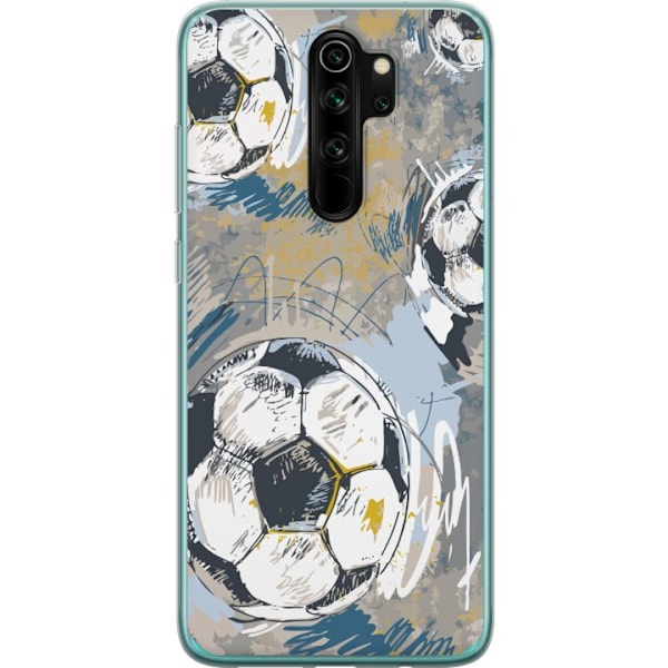 Xiaomi Redmi Note 8 Pro  Genomskinligt Skal Fotboll