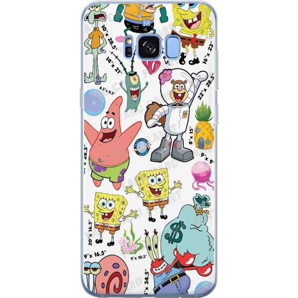 Samsung Galaxy S8 Gjennomsiktig deksel SpongeBob SquarePants